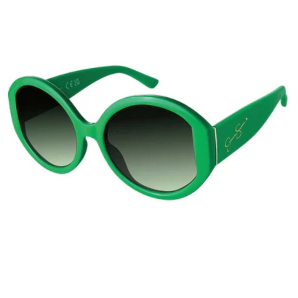 NWT Jessica Simpson Green Oversized Sunglasses